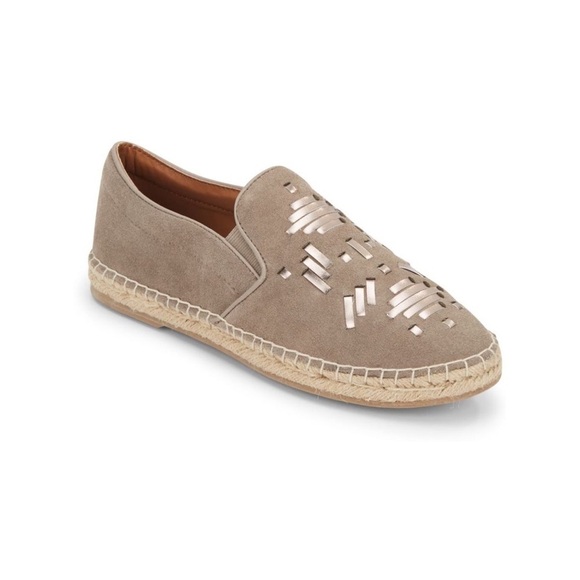 Steve Madden Shoes - Steve Madden Linngo Gray Suede Leather Espadrilles​​​​​